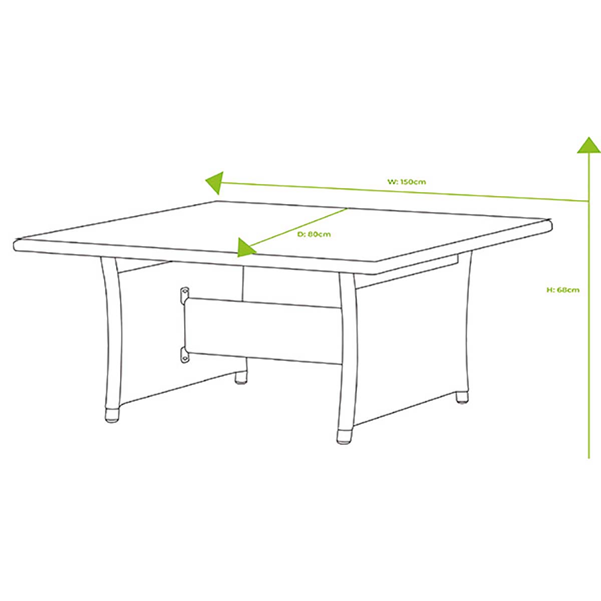 Westbury Rectangular Casual Dining Set